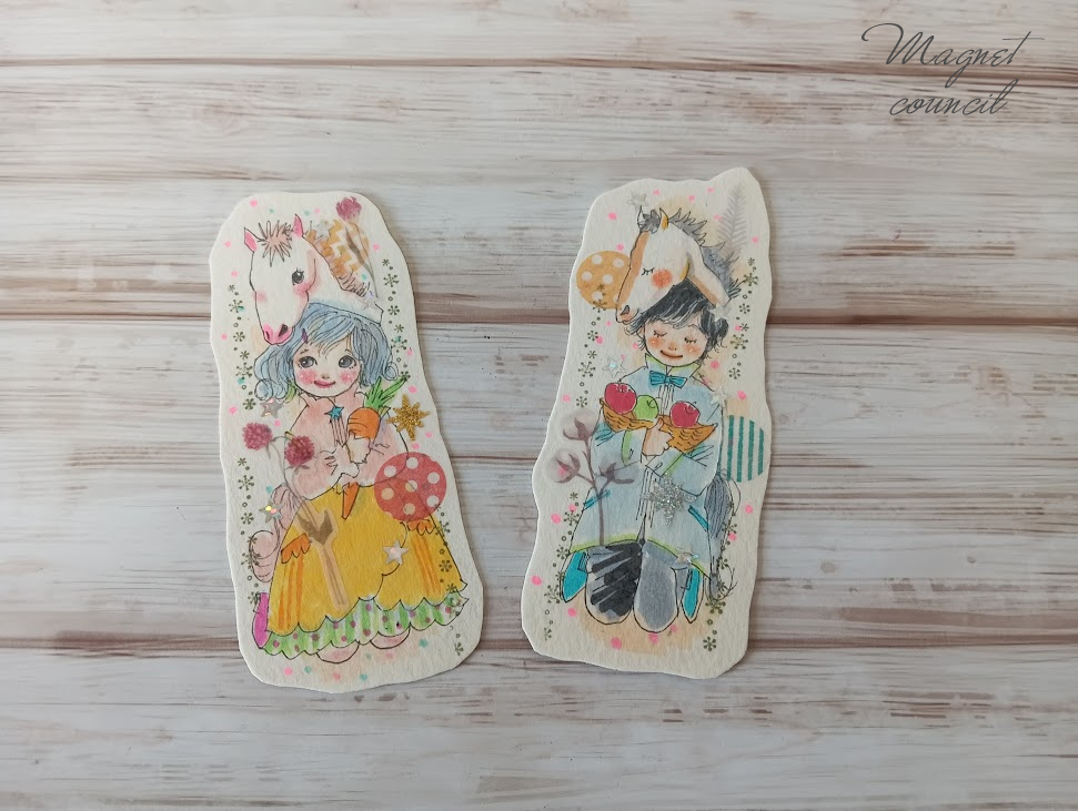 馬ちゃん ペア栞 