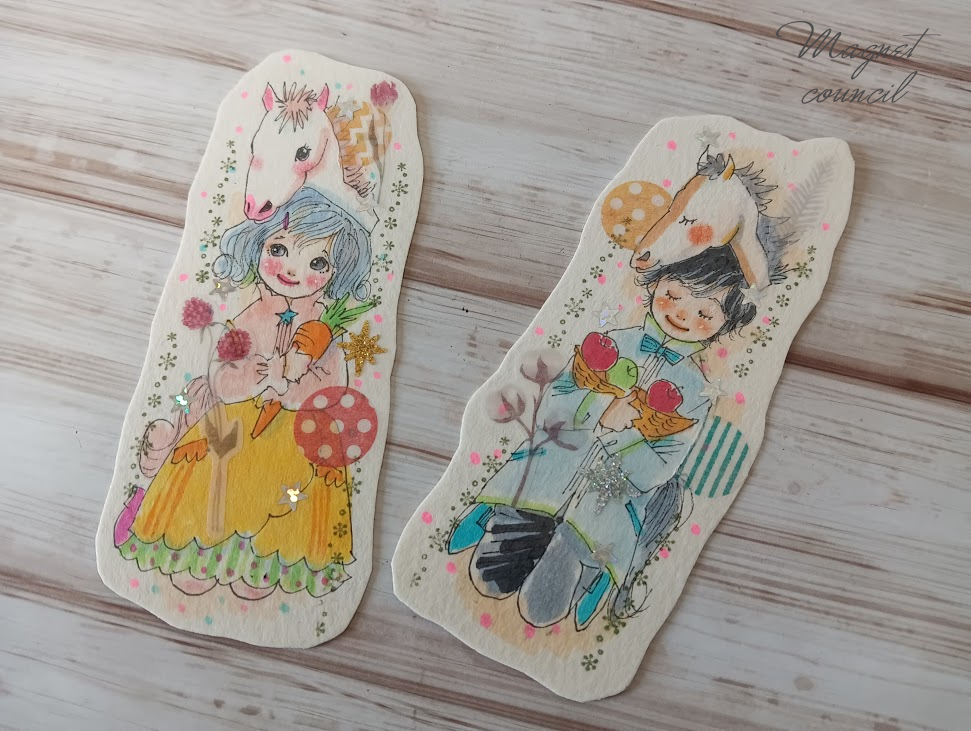 馬ちゃん ペア栞 