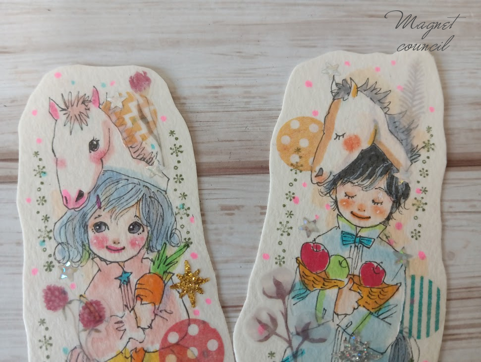 馬ちゃん ペア栞 