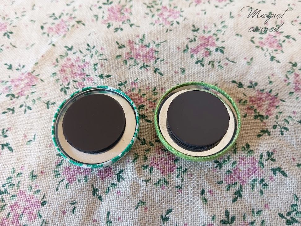 くるみボタンマグネット 2コセット（野菜A）