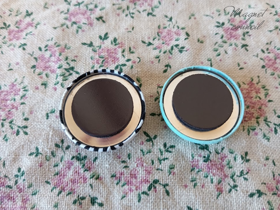 くるみボタンマグネット 2コセット(季節B)