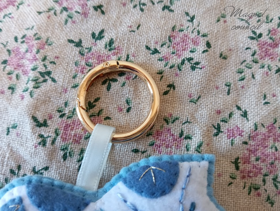 フェルトキーホルダー(ダーラナホース)