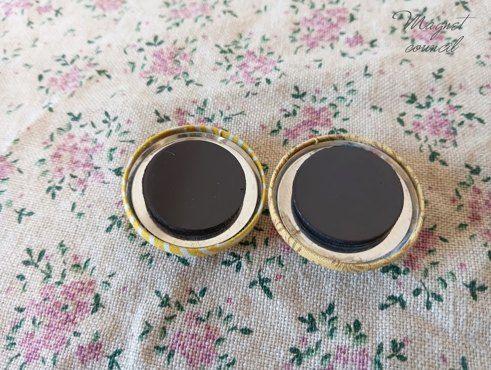 くるみボタンマグネット 2コセット(野菜B)