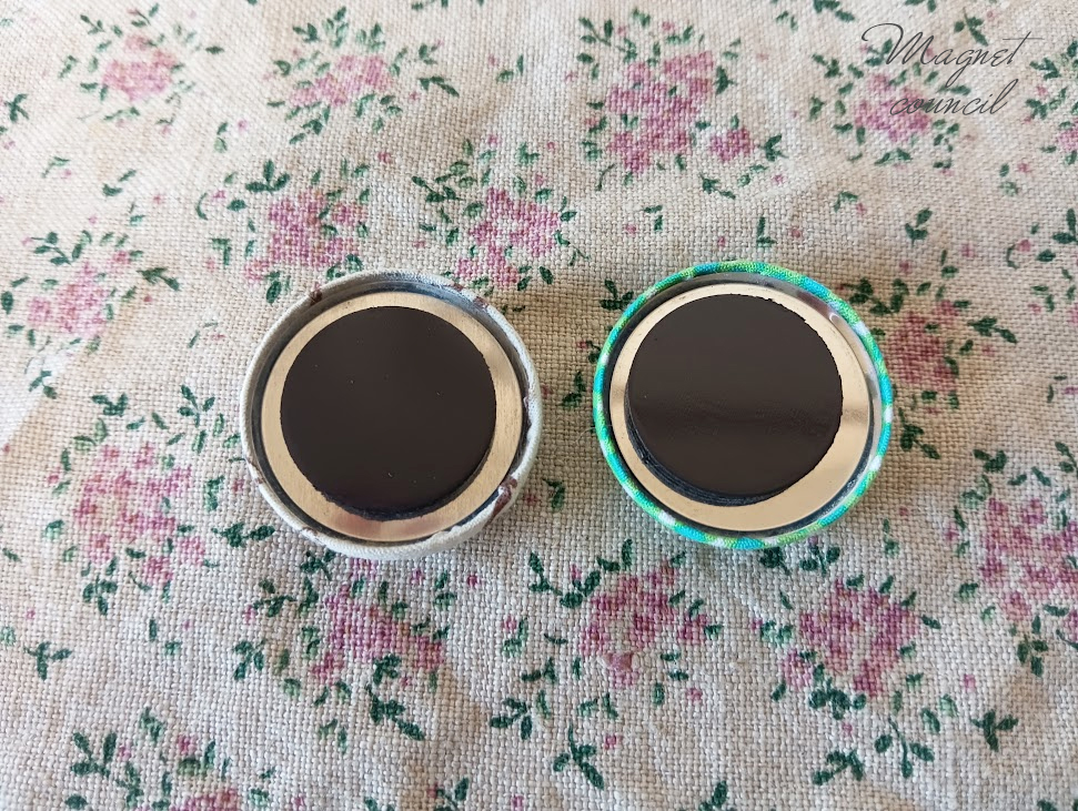 くるみボタンマグネット 2コセット（パンA）