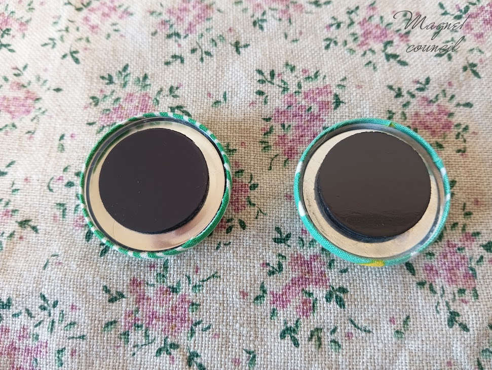 くるみボタンマグネット 2コセット（果物B）