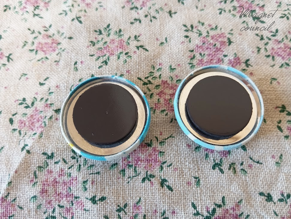 くるみボタンマグネット 2コセット（季節B）