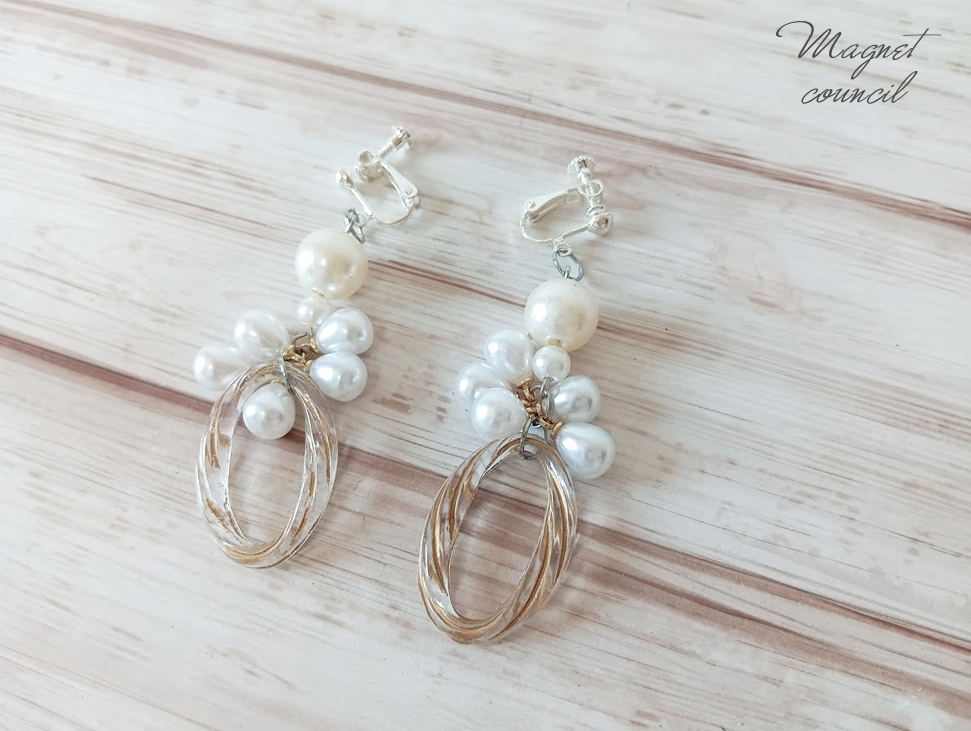 華やかに揺れる。ドロップパールの贅沢ボリュームイヤリング