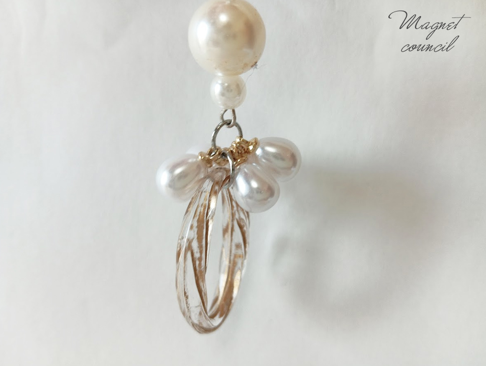 華やかに揺れる。ドロップパールの贅沢ボリュームイヤリング