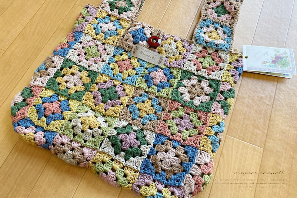 ビンテージカラーのショッピングバッグ（レギュラーサイズ）