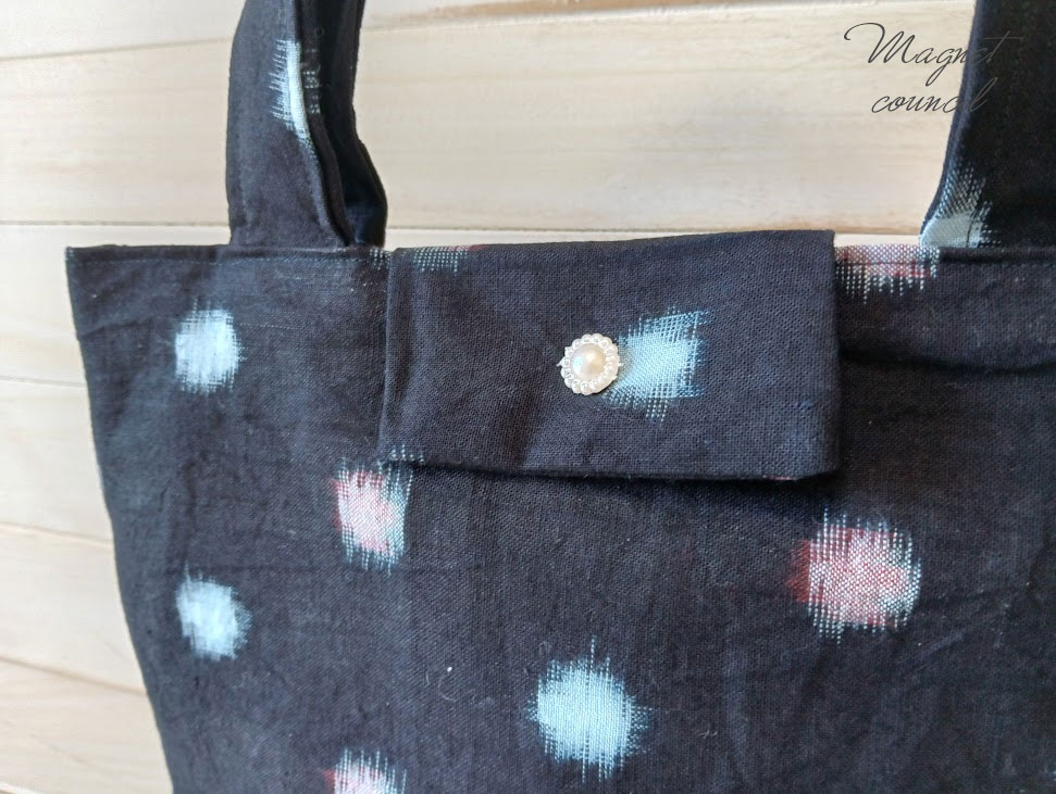 絣トートバッグ