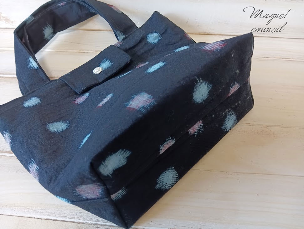 絣トートバッグ