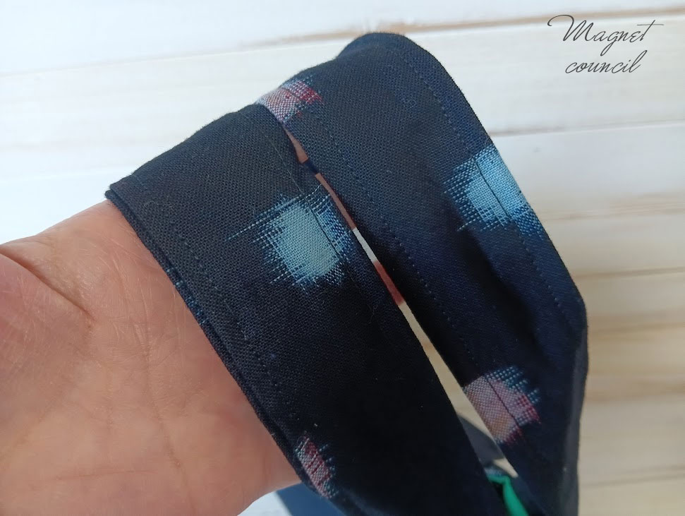 絣トートバッグ