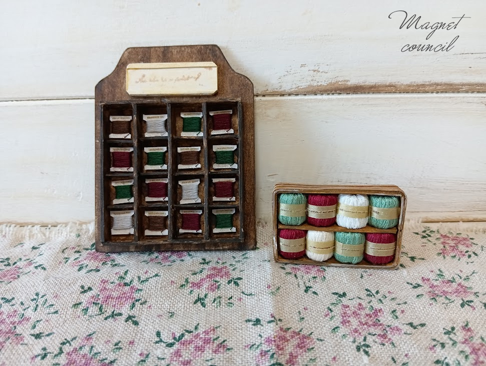 壁掛け&毛糸玉(Xmasバージョン)