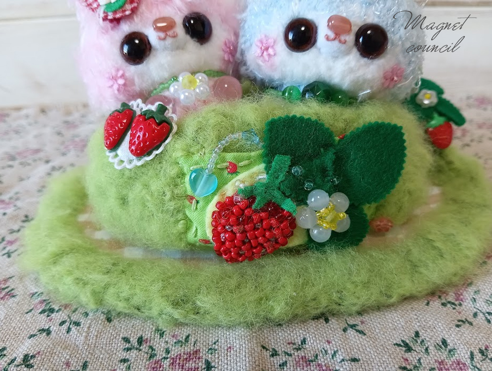 いちご大好き♪ぴょんころりん♪（景色マット付）