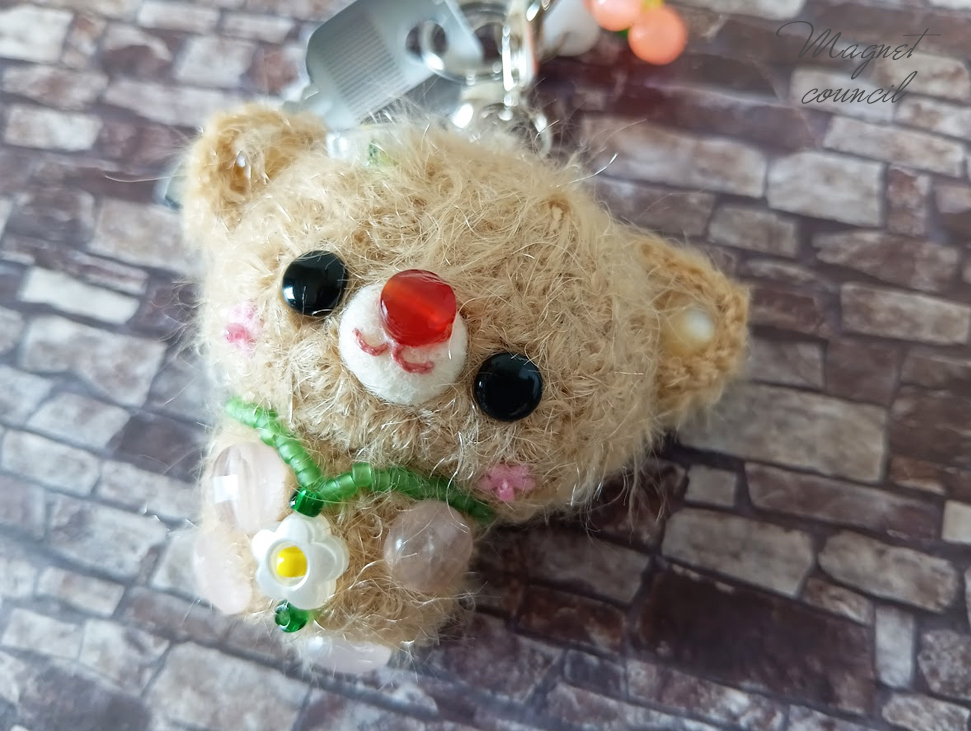 キーホルダー「ゆらりん♪くまちゃん」