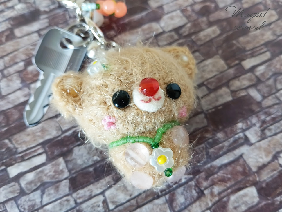 キーホルダー「ゆらりん♪くまちゃん」