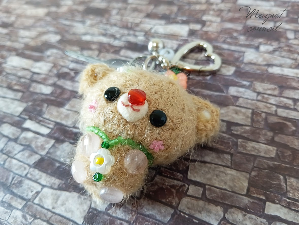 キーホルダー「ゆらりん♪くまちゃん」